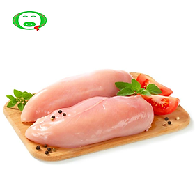 Ức Gà Phile Đông Lạnh 1kg - Boneless Chicken Breast 