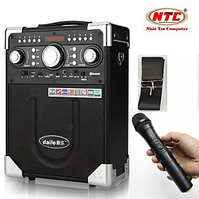 Loa Buetooth cao cấp hát Karaoke Daile S8 - tặng kèm micro không dây (Đen)