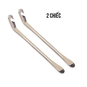 Bộ 2 Thanh Nạy Móc Lốp Xe Đạp Giúp Vá Lốp Săm Xe Đạp Chất Liệu Thép Không Gỉ (dài 12cm) MaiLee