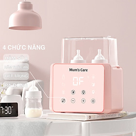 Máy Hâm Sữa - Tiệt Trùng Bình Sữa Đa Năng Mum's Care Smarlov MC6803 Màu Trắng và Hồng Pastel - Cam Kết Chất Lượng