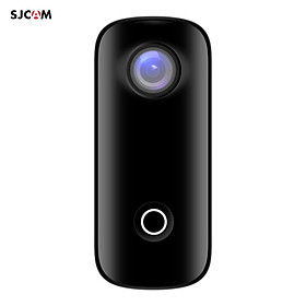 SJCAM C100Plus Mini Thumb Camera 2K30FPS H.265 12MP 2.4G WiFi 30M Waterproof Case Action Sport DV Camcorder Color: Black