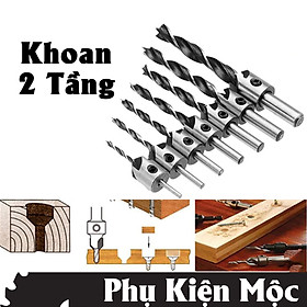 BỘ 7 MŨI KHOAN 2 TẦNG