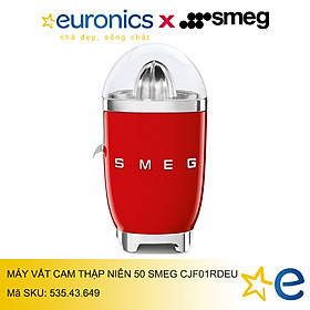 Mua MÁY VẮT CAM THẬP NIÊN 50 SMEG CJF01RDEU/535.43.649 (MÀU ĐỎ) - HÀNG CHÍNH HÃNG