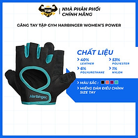 Găng Tay Tập Gym Nữ Harbinger Women' Power - Mẫu Mới