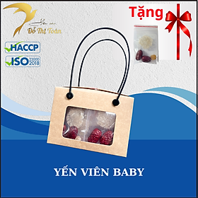 Yến viên BaBy 10 gói chia sẵn Thập cẩm - Tặng kèm 1 gói - Yến sào cao cấp Đỗ Thị Toán - Tăng cường sức đề kháng - tốt cho trẻ biếng ăn coi xương-người lớn nhiều năng lượng