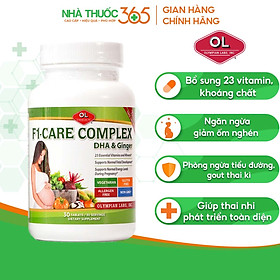 Vitamin tổng hợp số 1 cho bà bầu Olympian Labs F1- Care Complex - Hộp 30 viên