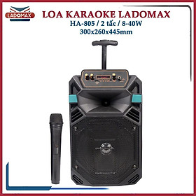 Mua Loa kéo 2 tấc Ladomax 805 công suất 15W – 30W  kèm 1 micro không dây - Hàng chính hãng