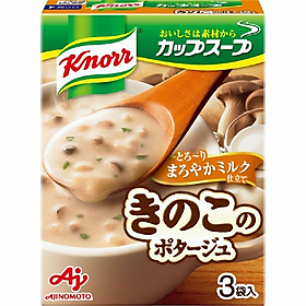 SÚP NẤM AJINOMOTO KNORR CUP SOUP KINOKO NO POTAGE 3P 42.9G 60C T