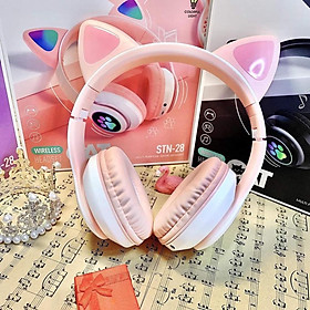 Mua Tai Nghe Tai Mèo Bluetooth  Tai Nghe Led Chân Mèo  Âm Thanh Cực Hay  Mic To Rõ  Dung Lượng Pin siêu Khủng