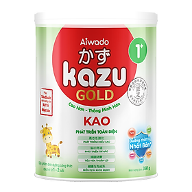 Tinh tuý dưỡng chất Nhật Bản Sữa bột KAZU KAO GOLD 350g 1+ từ 12 tháng đến