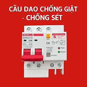 Aptomat Chống Giật – Cầu Dao Chống Sét 63A Loại Xịn – Thiết Bị Bảo Vệ Điện Không Thể Thiếu