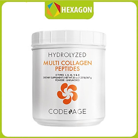 Bột Collagen Tổng Hợp Giúp Trẻ Hóa Da CodeAge Hydrolyzed Multi Protein Powder 567g