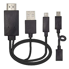 Bộ Chuyển Đổi Cáp 5 Pin Và 11 Pin Micro USB MHL Sang HDMI 1080P HD Cho Điện Thoại Android