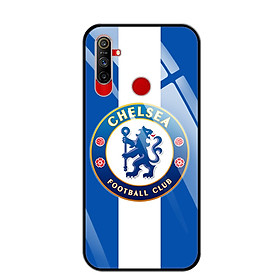 Ốp Lưng Điện Thoại REALME C3 - Mặt Lưng Kính Cường Lực - 0304 CLBCHELSEA01 - Hàng Chính Hãng