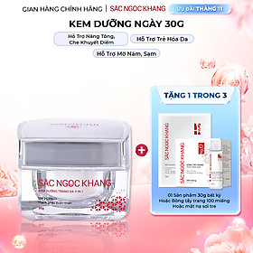 Kem dưỡng da Sắc Ngọc Khang 5 trong 1 ban ngày 30g giúp nuôi dưỡng làn da sáng khỏe, mờ thâm nám ngăn ngừa lão hóa