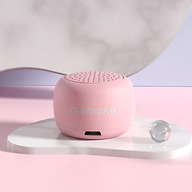 Loa Bluetooth mini Hộp âm thanh không dây di động Âm thanh dễ thương Máy nghe nhạc MP3 Rảnh tay thực sự Loa xe đạp cho điện thoại di động PC Màu sắc: hồng