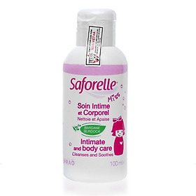 Dung dịch vệ sinh bé gái Saforelle Miss (100ml)