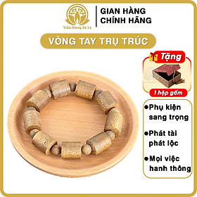 Vòng tay trầm hương trụ trúc 9 trụ 9 tròn đeo tay nam nữ phong thủy may mắn bình an tài lộc Trầm Hương Hà Xá