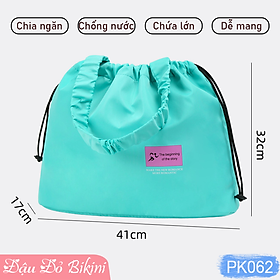Túi đựng đồ đi biển, đồ bơi, đồ tập... cho nữ, nhiều công dụng, ngăn chứa lớn được nhiều đồ, chắc bền, có ngăn ướt riêng, dễ mang theo | PK062