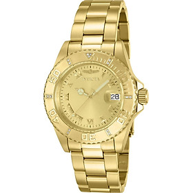 Invicta Women's 12820 Pro Diver Diamond-Accented Gold-Tone Watch