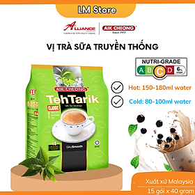 Trà Sữa Aik Cheong Vị Classic 3 In 1 600G (40 G X 15 Gói) - [9556771000554]