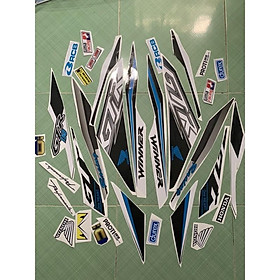Tem winner 150 GTR xanh đen cao cấp