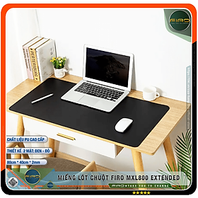 Mua Miếng Lót Chuột FIRO MXL800 EXTENDED - Tấm Lót Chuột Cỡ Lớn 2 Mặt 80cmx40cm - Chất Liệu Da PU Cao Cấp - Tấm Lót Chuột Và Bàn Phím Chơi Game - Tấm Trải Bàn Làm Việc - Hàng Chính Hãng FIRO