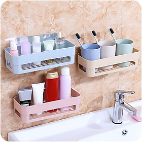 Mua Giá nhựa đựng đồ đạc treo tường hình tròn/vuông tiện dụng -Rẻ nhất
