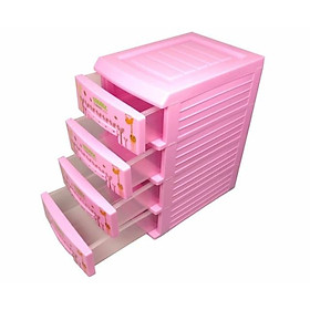 Mua Tủ nhựa Mini 3  4 Tầng Doremi Song Long ( giao mầu ngẫu nhiên) Giá Tốt