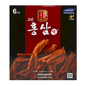 Hình ảnh Nước Hồng Sâm Pocher Hàn Quốc 6 Tuổi  KOREAN RED GINSENG DRINK