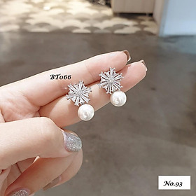 BÔNG TAI NỮ BẠC 925 SANG TRỌNG TRANG SỨC CAO CẤP NO.93 HOA TAI NỮ ĐẸP ht43