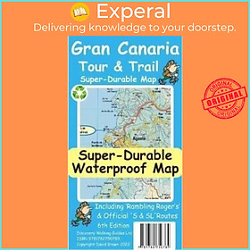 Sách - Gran Canaria Tour and Trail Map by David Brawn (UK edition, paperback)