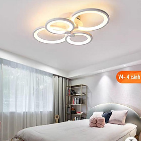 Mua Đèn Led Ốp Trần Nổi Đèn Trần Thạch cao thâm Sáng V4/ TT4 tô điểm phòng tiếp đón khách phòng nghỉ 3 cơ chế Sáng Kèm Điều