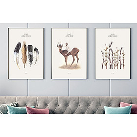 Mua Bộ 3 Tranh canvas Hiện Đại - Tranh Treo Tường