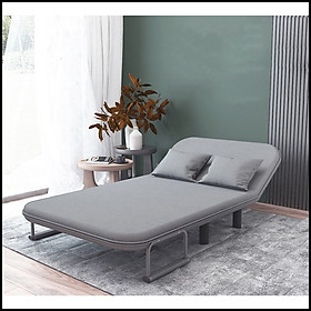  Giường sofa gấp gọn thành ghế sofa. Ghế sofa giường phong cách Hàn Quốc, khung sườn thép chịu lực chắc chắn với nhiều chế độ ngả lưng