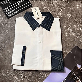 ÁO SƠ MI DÀI TAY NAM TÚI HỘP CARO CỰC ĐẸP CHO AE KME FASHION