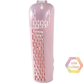 Mua Hũ ống đựng đũa muỗng dán tường nhà bếp không cần khoan tường  ống đũa có nắp đậy  có khe thoát nước _D46