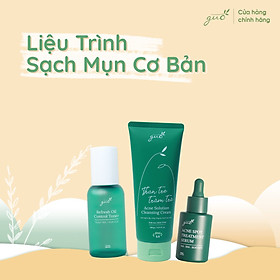 Bộ sạch mụn cơ bản thiên nhiên dịu nhẹ GUO - 3 sản phẩm Hiệu Quả Vượt Trội