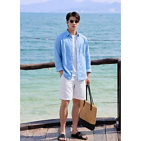 BỘ LINEN SỢI TỰ NHIÊN CAO CẤP CHO NAM ĐI BIỂN ĐI CHƠI 09.06