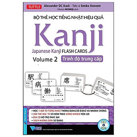 Ảnh bìa Hộp Flash Cards - Kanji 2 (200 Thẻ +1CD)