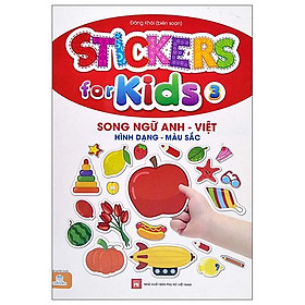 Sticker For Kids 3 (Song Ngữ Anh - Việt) - Hình Dạng Màu Sắc