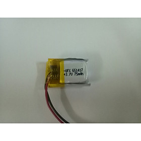 Pin hàn 3.7V dung lượng 75mAh có mạch bảo vệ