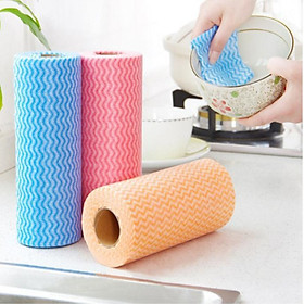 Mua Cuộn 50 Khăn Lau Đa Năng - Có Thể Giặt Sạch Để Tái Sử Dụng  sạch  tiết kiệm (cuộn kẻ)