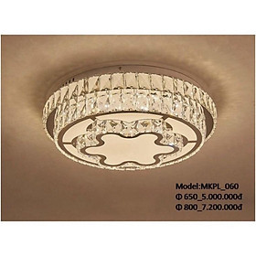 MKPL 057-063, Đèn mâm áp trần phale chuẩn K9 trang trí phòng khách, đèn trang trí trần tối tân DT HQ