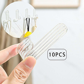 10Pcs Wall Hook Bedroom Sticky Hook Organizer Hanger Bathroom Adhesive Hooks