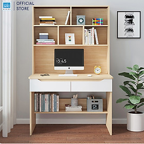 Bàn Làm Việc Kết Hợp Kệ Sách Đơn Giản Thương Hiệu SIB Decor BLV08