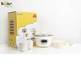 Mua Nồi Nấu Chậm 2 5L Bear Đa Năng Nấu Cháo  Chưng Yến SUBE003 - Hàng Chính Hãng