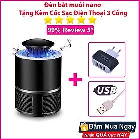 Mua Bán Giá SỉMáy Bắt Muỗi Và Diệt Côn Trùng Nano Wave Tặng Kèm Cốc Sạc Điện Thoại 3 Cổng