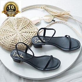 Giày cao gót thời trang quai dây gót cao 3cm - ET002