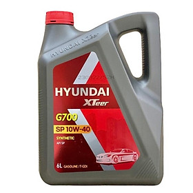 Dầu nhớt ô tô máy xăng Hyundai Gasoline G700 10W40 6 lít